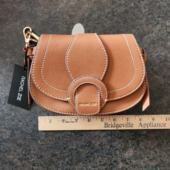 Rachel Zoe Edessi Vegan Leather Brown Crossbody & Belt Bag - Picture 7 of 11